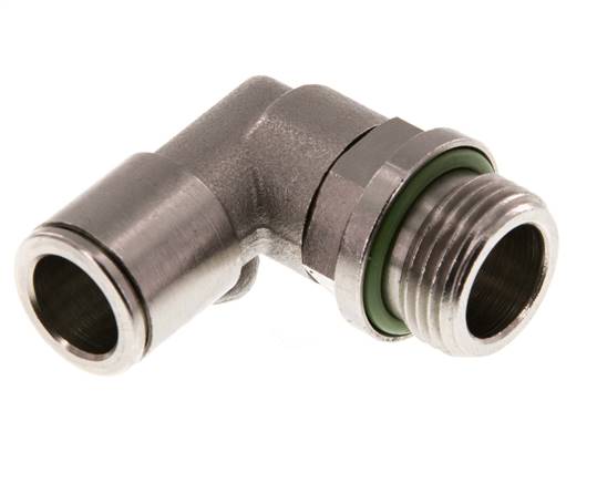 Elbow plug connection G 3/8"-10mm, IQS-MSV (high temperature)