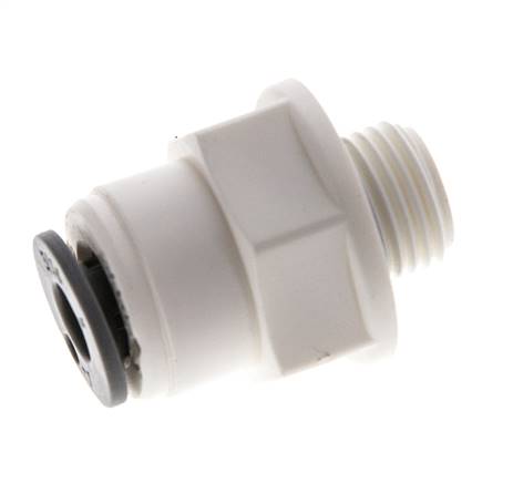 Straight plug connection G 1/8"-3/16" (4.76 mm), IQS-LE (EPDM seal)