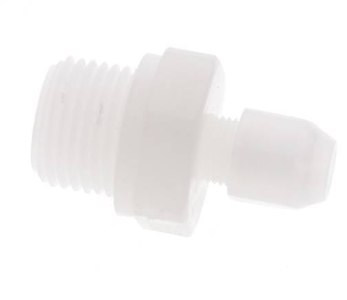 Gerade Verschraubung G 1/2"-6x4mm, PVDF (FDA)