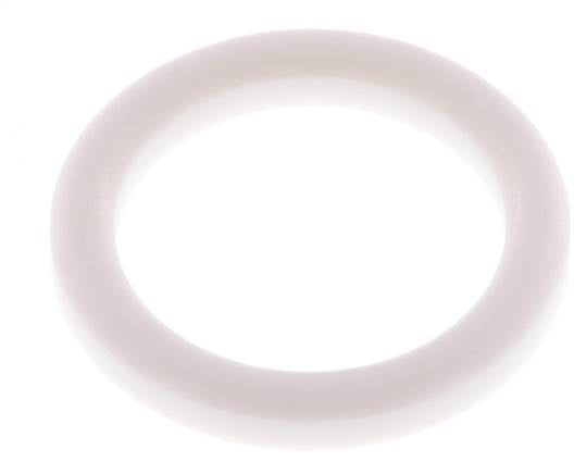 Dichtung (Milchgewinde) DN 25, PTFE (weiß), 30x40x5mm