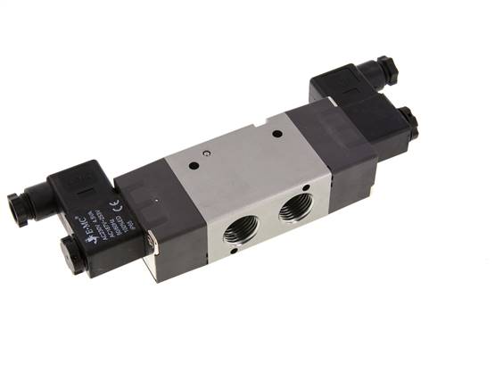 Électrovanne 3/2 voies, G 1/2", vanne à impulsion, 12 V DC