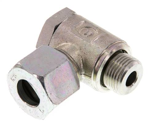 Raccord à vis pivotant angulaire G 3/8"-12 S (M20x1,5), acier galvanisé