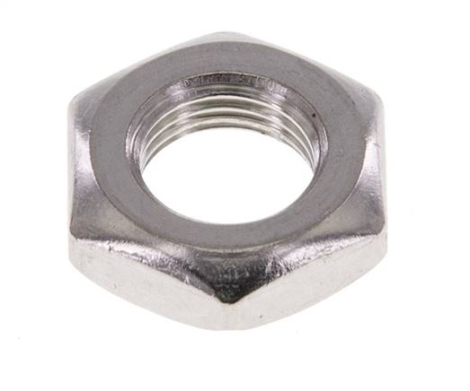 Hexagonal lock nut M 10x1, V4A