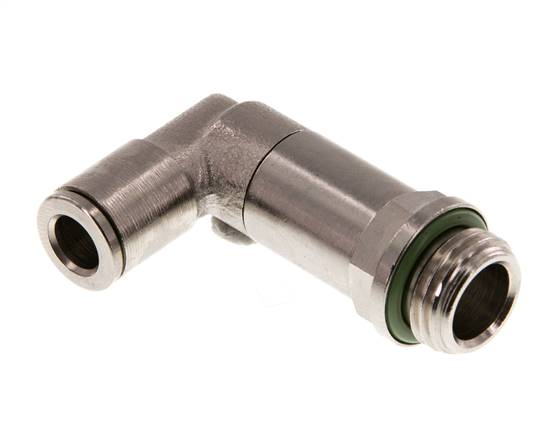 Elbow plug connection, long G 1/4"-6mm, IQS-MSV (high temperature)