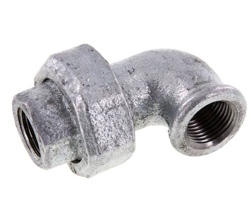 Elbow screw connection, conical sealing Rp 1/2" (IG)