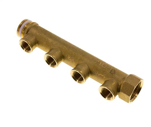 Distribution pipe G 1" (IT/AG), outlet 4x G 1/2" (IT)