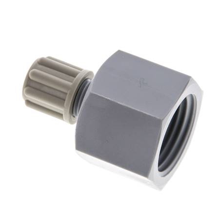 Screw-on fitting G 1/2"-6x4mm, PA