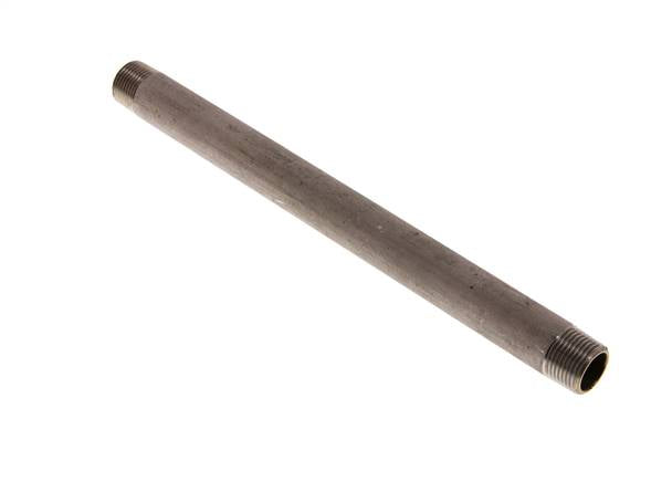 Rohrdoppelnippel R 3/8"-200mm, 1.4571