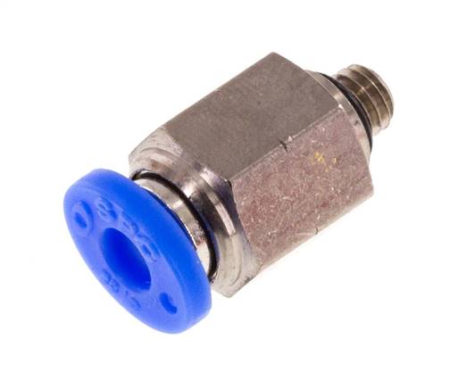 Straight plug connection UNF 10-32-5/32" (3.97 mm), IQS-Inch