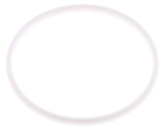 Dichtung (Milchgewinde) DN 125, PTFE (weiß), 130x142x7mm