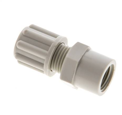 Screw-on fitting G 1/8"-6x4mm, polypropylene