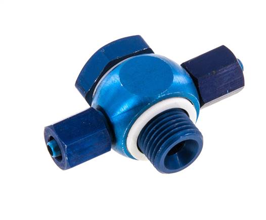 T-screw G 1/8"-4.3x3mm, aluminum, hollow screw