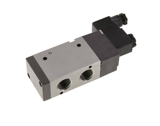 3/2-way solenoid valve, G 1/2", spring return (NC), 24 V AC