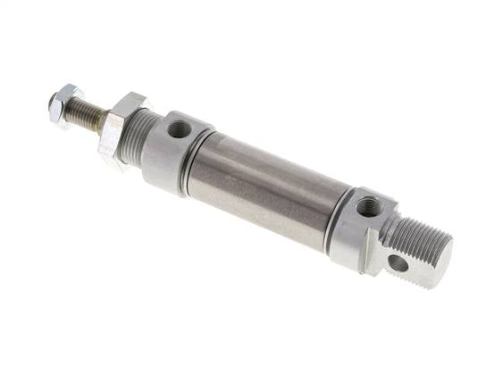 ISO 6432 cylinder, double acting, piston 25mm, stroke 25mm