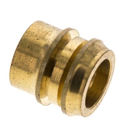 Insert réducteur pour vis à bague de serrage. 14mm-10 (M16x1,5)mm, laiton