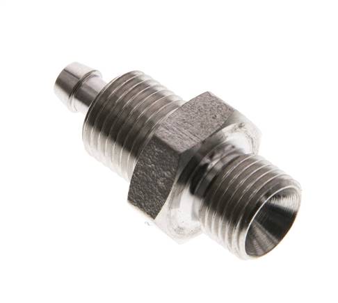 Gerades Gewindestück G 1/8"-6x4mm, 1.4571 ohne Mutter