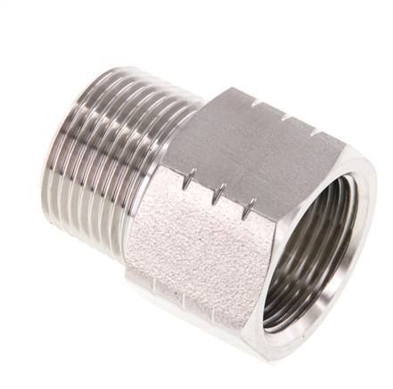 Mamelon réducteur R 3/4"(AG)-NPT 3/4"(IT), 1.4571