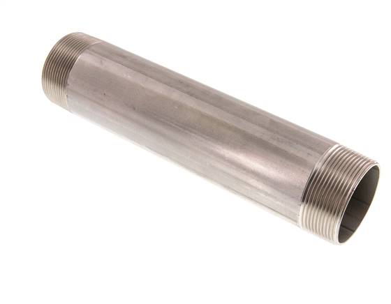 Rohrdoppelnippel R 2"-250mm, 1.4571