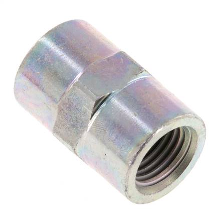 Manchon haute pression NPT 1/4"-NPT 1/4", acier galvanisé