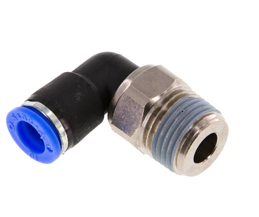 Raccord à vis coudé R 1/2"-10mm, norme IQS