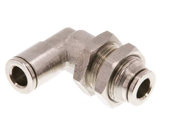 Elbow bulkhead plug connection 6mm, IQS-MSV (standard)