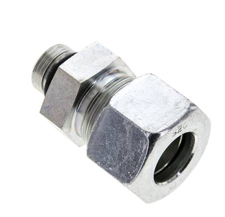 Raccord à bague coupante droite. UNF 3/4"-16-20 S (M30x2), acier galvanisé