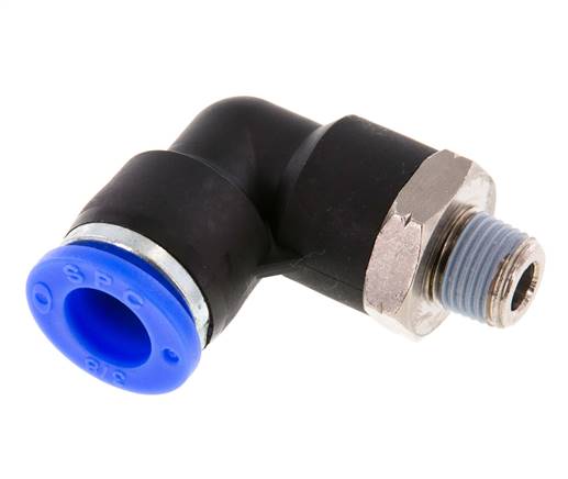 Elbow plug connection NPT 1/8"-3/8" (9.52 mm), IQS-Inch