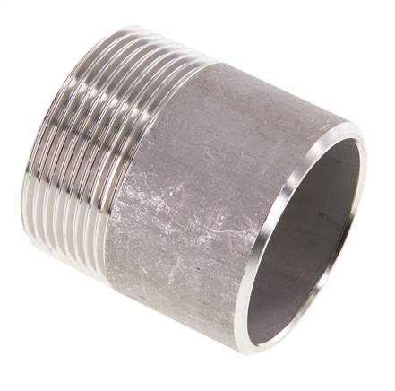 Welding nipple R 1-1/2"-50mm-48.3mm, 1.4571