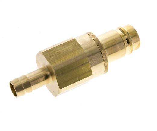 Coupling plug (NW15) 13 (1/2")mm hose, brass