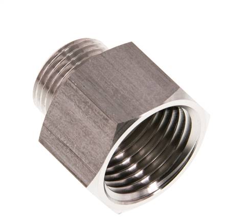 Mamelon réducteur G 3/8"(AG)-G 1/2"(IT), 1.4571