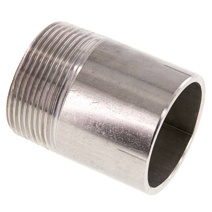 Welding nipple R 1-1/2"-60mm-48.3mm, 1.4571