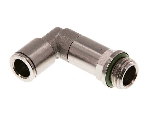 Elbow plug connection, long G 1/4"-8mm, IQS-MSV (high temperature)