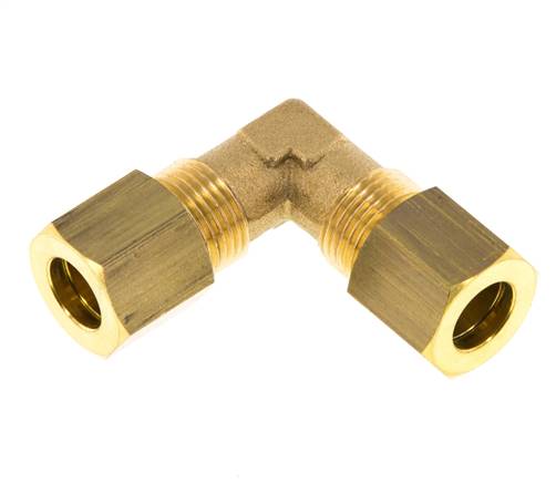 Elbow compression fitting 8 (M12x1)mm, brass