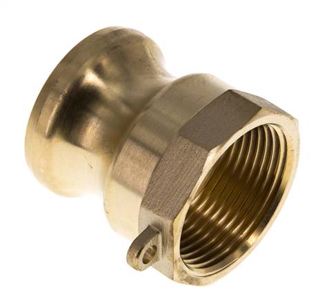 Kamlock plug (A) Rp 1-1/4" (IG), brass