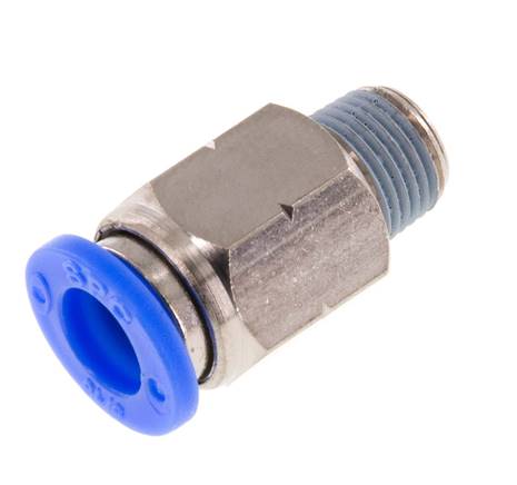 Straight plug connection NPT 1/8"-5/16" (7.94 mm), IQS-Inch