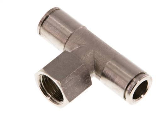 T-connector, female thread. G 1/4"-8mm, IQS-MSV (standard)