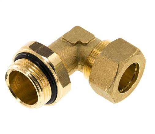 Elbow compression fitting G 1"-22 (M30x1.5)mm, brass