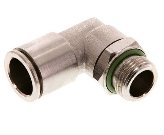 Elbow plug connection G 3/8"-14mm, IQS-MSV (high temperature)