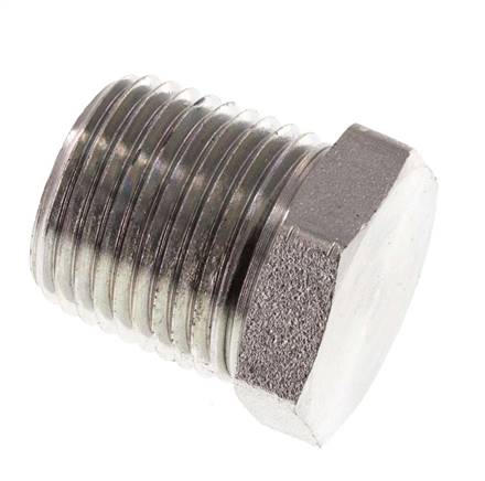 Bouchon d'étanchéité HD hexagonal externe. NPT 3/8", acier galvanisé