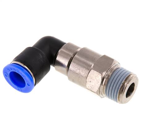 Raccord coudé à vis rapide R 1/2"-12mm, norme IQS