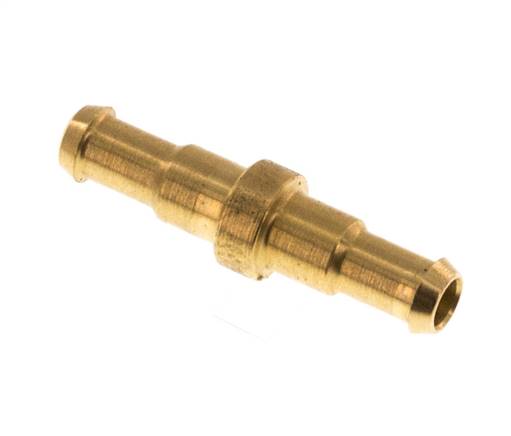 Straight plug connection 3mm-3mm inside, brass