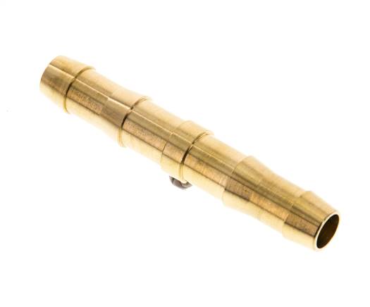 Hose connection pipe DIN EN 560, 9 (3/8")mm-9 (3/8")mm, brass