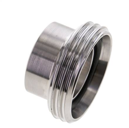 Threaded connector (milk thread) Rd 58 x 1/6"-42.4mm, 1.4301