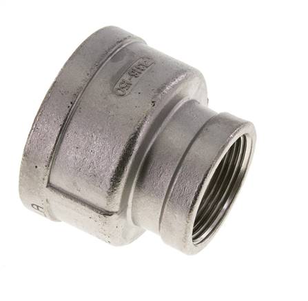 Douille ronde NPT 2"-NPT 1-1/4", 1.4408