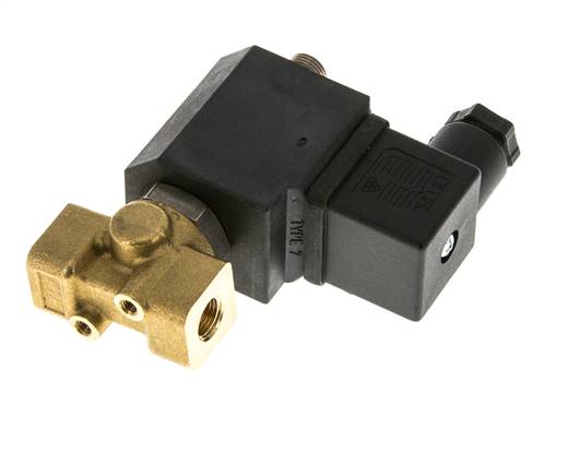 Électrovanne 3/2 voies G 1/8" normalement ouverte (NO)