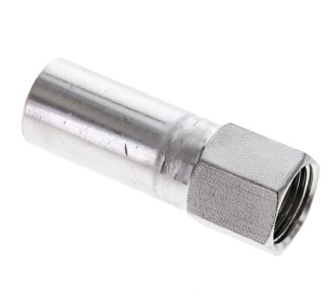 Press fitting, transition sleeve nipple 22mm outside/Rp 1/2" IT