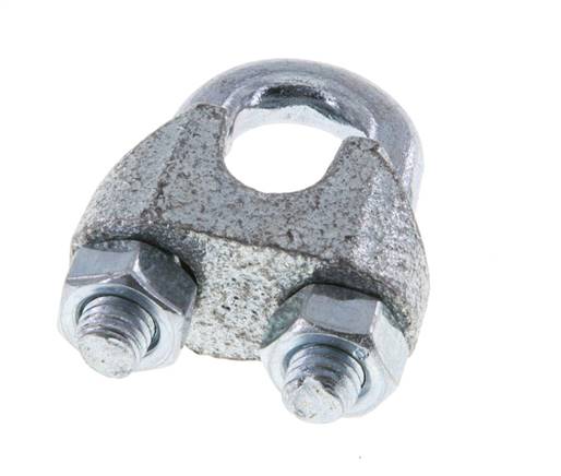 Serre-câble pour câble de 8,0 mm, M 6, B=16, acier galvanisé