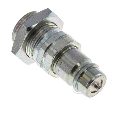 Bulkhead plug-in coupling ISO7241-1A, plug size 3, 20 S (M30x2)