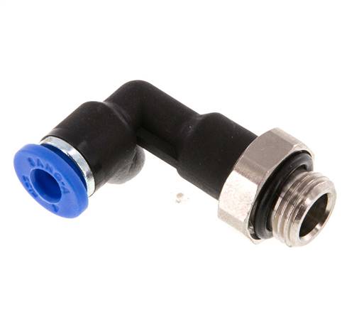 Elbow plug connection, long G 1/8"-4mm, IQS standard