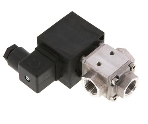 Électrovanne 3/2 voies pour biodiesel, G 3/8", 24 V DC